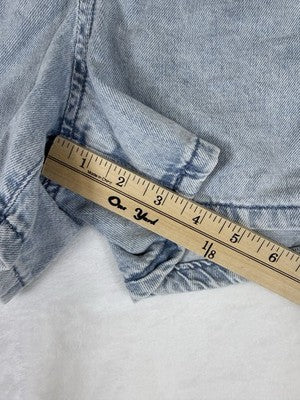 Gap Denim Shorts Women Medium Tall Mid Rise UltraSoft Easy Light Blue New NWT