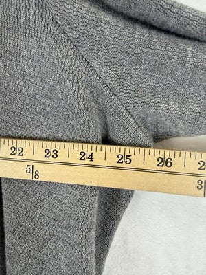 Talbots Cardigan Sweater 2X Petite Womens Gray Open Front 2XP