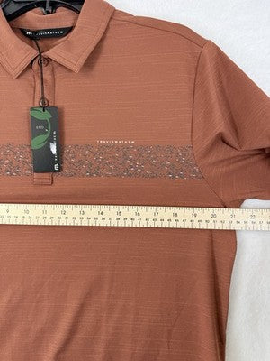 Travis Mathew Golf Polo Shirt Medium Mens TravisMathew Matthew The Heater New