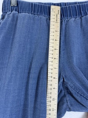 J Jill Indigo Pants XS Petite Tencel Pull On Blue Joggers