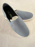 Kuru Womens Shoes 7.5 Roam Atla Slip On Canvas Blue New