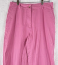 LL Bean Chino Pants Womens 12 Pink High Rise 100% Cotton Vintage