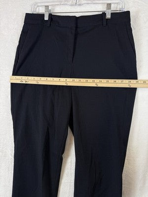 HM Dress Pants Women 8 Navy Blue Slim Ankle
