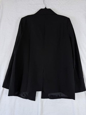 Old Navy Blazer Women Medium Black Jacket Classic Stretch New NWT