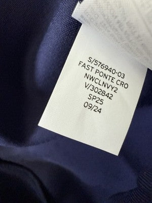 Gap Double Knit Ponte Crop Kick Pants XXL Women Navy Blue Pull On New NWT