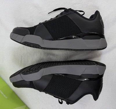 Kuru Shoes Womens 11 Quantum Black Gray Plantar Fasciitis Sneakers