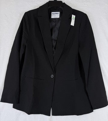 Old Navy Blazer Women Small Black Jacket Classic Stretch New NWT