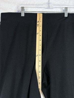 J Jill Pure Jill Bootcut Pants Large Black Knit Pull On Women Pima Modal Stretch