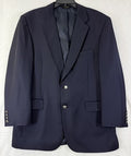 Jos A Bank Blazer 43r Wool Navy Blue Mens Jacket Signature Gold Buttons
