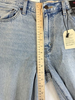 Levis Baggy Dad Jeans 29x34 Womens Mid Rise Straight Leg Light Blue New NWT