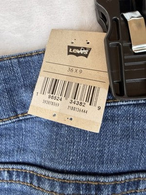 Levis 412 Slim Shorts 36 Mens 9” Blue Levi’s New NWT