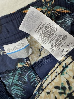 Columbia Shorts Womens XL Sandy River Short II 5” Nylon Birds Pockets New NWT