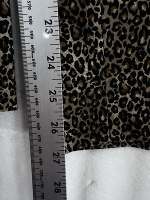 White House Black Market Slim Ankle Pants 6 Animal Print Cheetah Womens