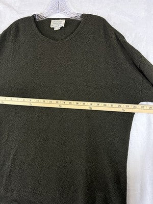 Stephanie Schuster Princess Knitwear Sweater 1X Green Lagenlook Vintage 90s