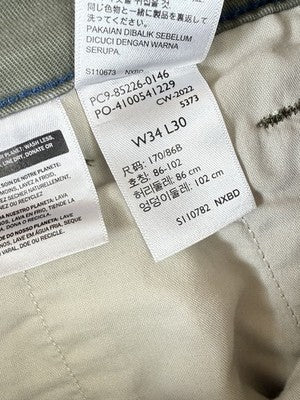 Levis XX Chino Standard Taper Pants 34x30 Green