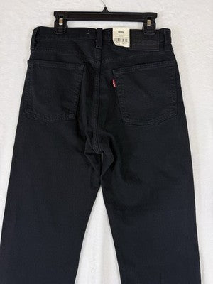 Levis Wedgie Straight 24 Jeans Womens Black Levi’s 24x26 High Rise Denim New NWT