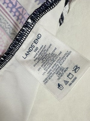 Lands End Tankini Top 10 10D Sweetheart Wrap Underwire Womens Swim Purple