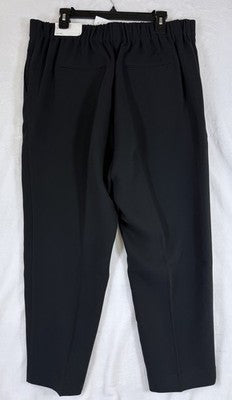 Ann Taylor Pants XL The Easy Ankle Black Pull On Womens New NWT