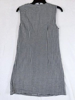 Gap X Doen Dress 2 Blue Gingham Denim Mini Womens Sleeveless New NWT