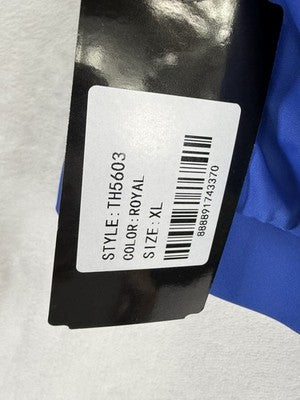 Dance Halter Crop Top XL Womens Blue Theatricals Leotard Dancewear New NWT