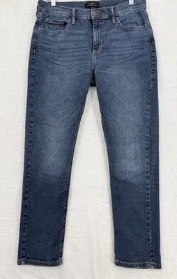 Banana Republic Girlfriend Jeans 29 8 Mid Wash Mid Rise Blue Women Denim