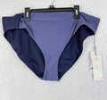 Calia Swim Bottom XL Purple Mid Rise Looped Womens Tankini Swimwear New NWT