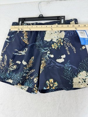 Columbia Shorts Womens XS Sandy River Short II 5” Nylon Birds Pockets New NWT