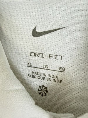 Nike Court Dri Fit Tennis Polo Mens XL White Embroidered Short Sleeve Shirt New