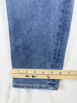 American Eagle Mom Jeans Size 4 Blue Denim High Waist