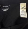 LL Bean Perfect Fit Pants XL  Womens Black Tapered Pull On Knit Stretch