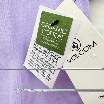 Volcom Crop Top T Shirt Small Womens Purple Logo Short Sleeve Tee New NWT