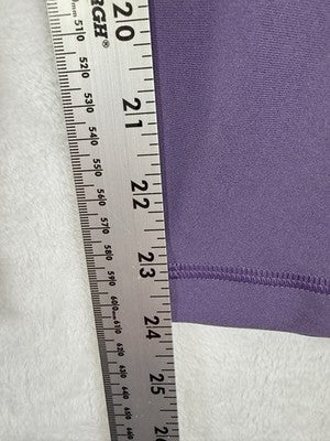 Under Armour Leggings Womens Medium Purple Heat Gear HeatGear Workout Pants