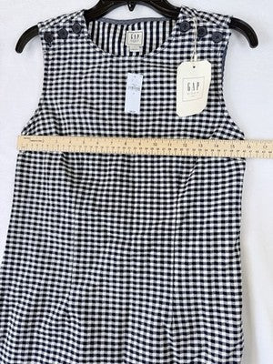 Gap X Doen Dress 2 Blue Gingham Denim Mini Womens Sleeveless New NWT