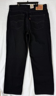 Levis 550 Relaxed Fit Jeans 34x30 Mens Black Levi’s New NWT
