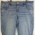 American Eagle Artist Crop Jeans 20 Womens Blue