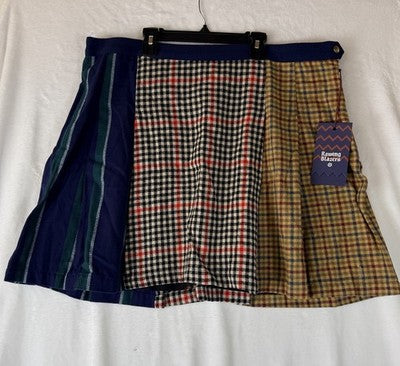 Rowing Blazers Target Skort Womens Skirt 17 Plaid New NWT