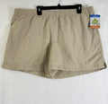 Columbia Shorts Womens XXL Sandy River Short II 5” Nylon Beige Pockets New NWT