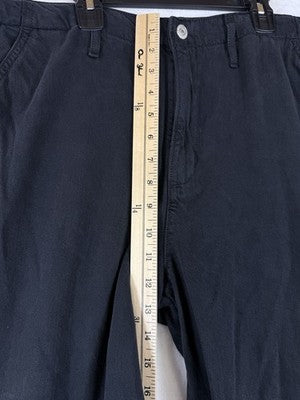 Levis Baggy Dad Cargo Pants 32 Womens Black Wide Leg Tencel