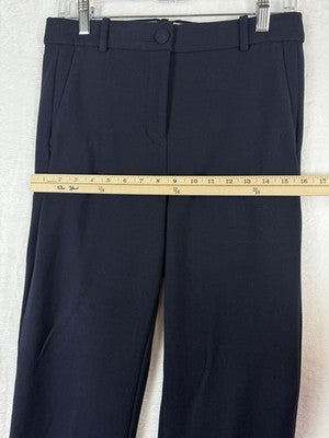 J Crew High Rise Cameron Pants 6 Tall Navy Blue Womens 6T
