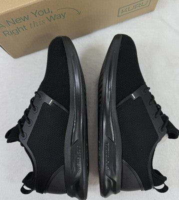 Kuru Atom Waterproof Womens 12 Shoes Black Sneakers Running Plantar Fasciitis