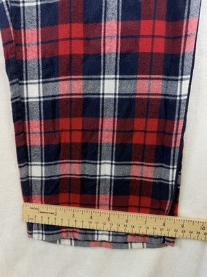 Aerie Flannel Pajama Pants Medium Red Plaid Drawstring PJ Sleep Womens