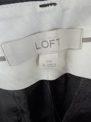 Ann Taylor Loft Julie Pants Size 4 Boot Cut Gray Stretch Trousers Women New