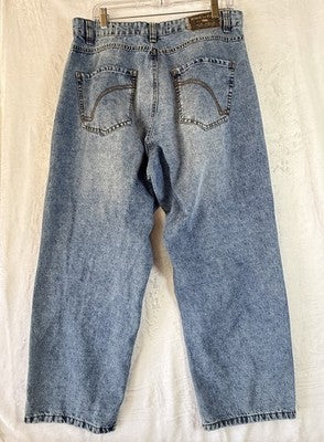 Ring Of Fire Jeans Mens 33x30 Relaxed Denim