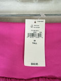 Gap Fit Pleated Exercise Skort Medium Tall Pink Women GapFit Skirt W/ Shorts New