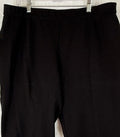 Susan Graver Smart Ponte Pants XL Petite Black Pull On Knit Slim Leg Womens