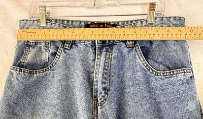 Ring Of Fire Jeans Mens 33x30 Relaxed Denim