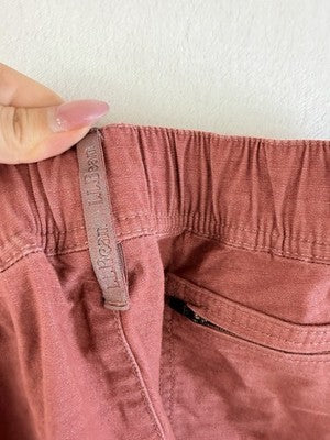 LL Bean Explorer Ripstop Pants Mens Medium 32” Clay Red Comfort Waist 513220