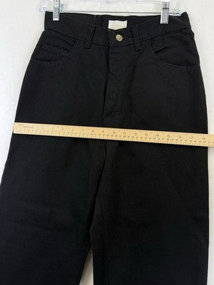 Vintage 80s Women Jeans 8 Moda Intl High Rise Mom Black Made In USA 100% Cotton