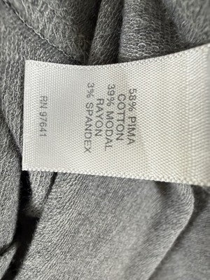 J Jill Dress Medium Pure Jill Gray Long Sleeve Pockets A Line Pima Modal Womens