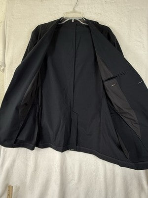 Uniqlo Airsense Blazer Large Mens Navy Blue Jacket Slim Fit